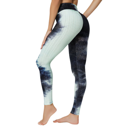 Womens Ladies Tie Dye yoga leggings