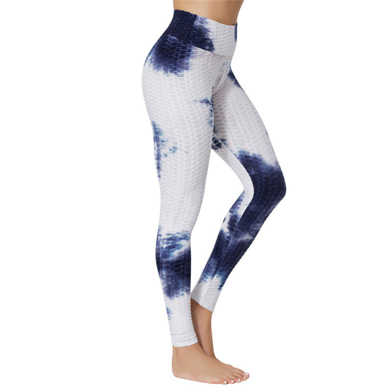 Womens Ladies Tie Dye yoga leggings