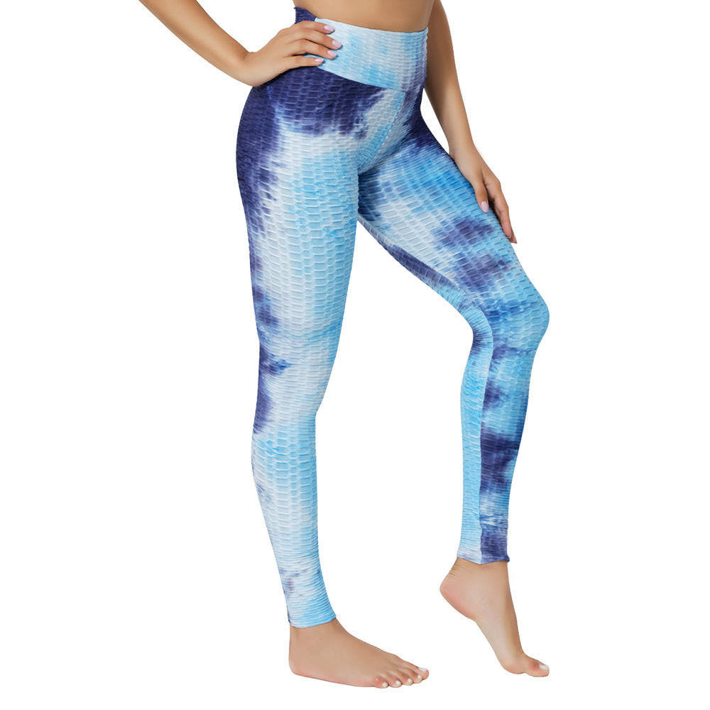 Womens Ladies Tie Dye yoga leggings