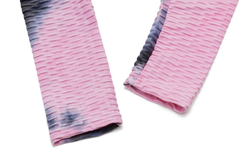 Womens Ladies Tie Dye yoga leggings