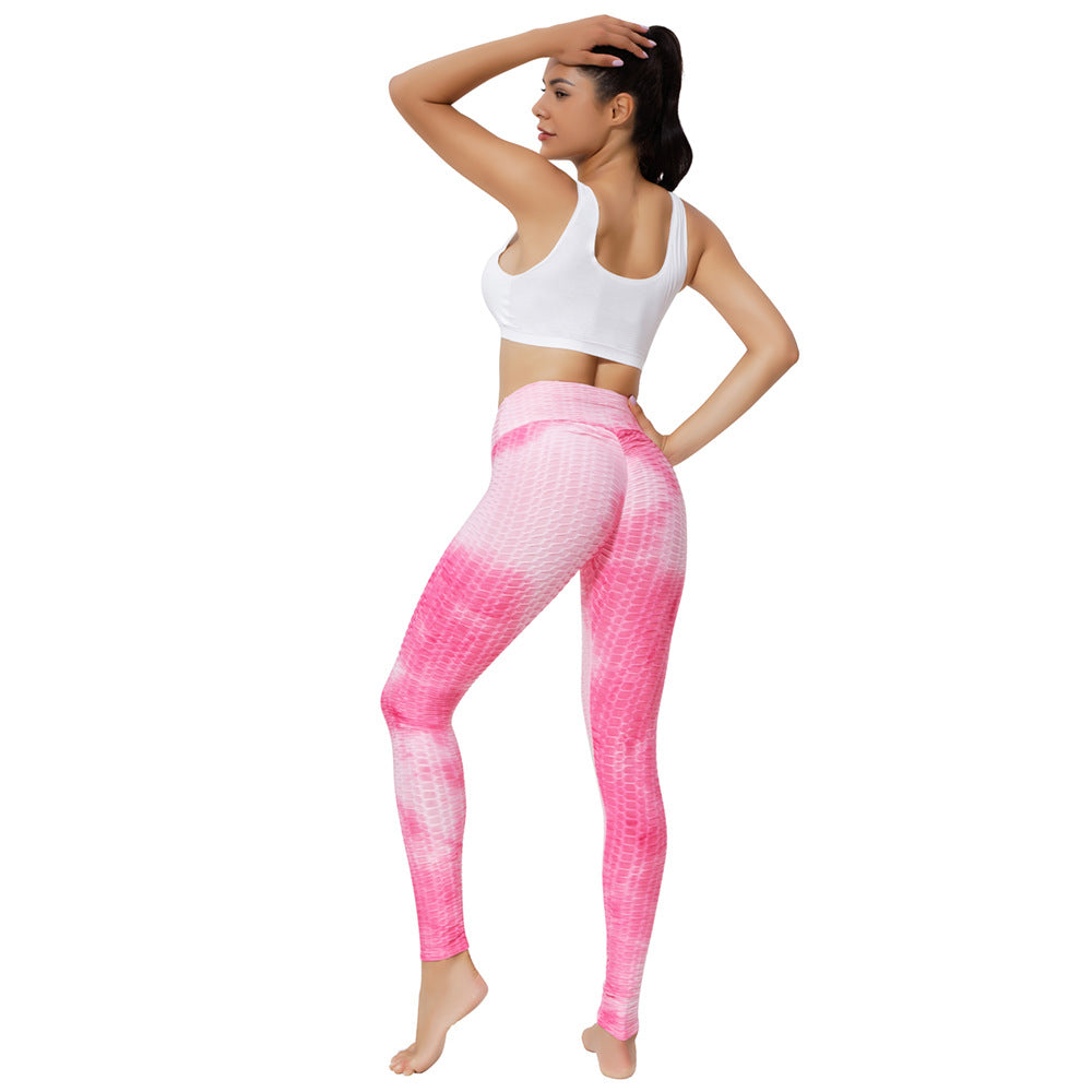 Womens Ladies Tie Dye yoga leggings