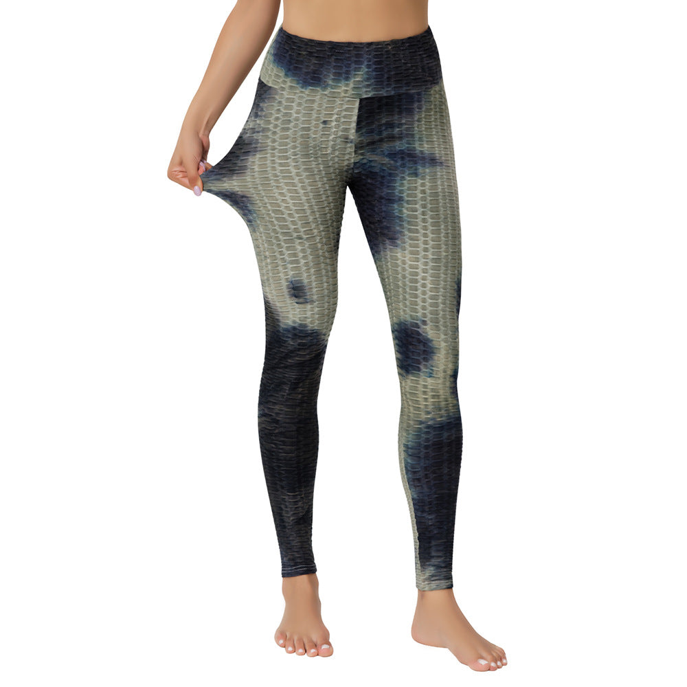 Womens Ladies Tie Dye yoga leggings