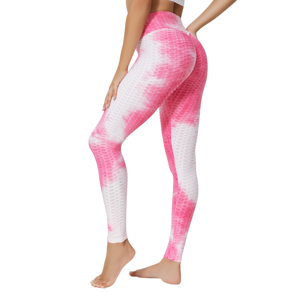 Womens Ladies Tie Dye yoga leggings