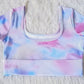 Women's Sports Tie Dye  Two Piece Outfits  Crop Tops And Shorts Set