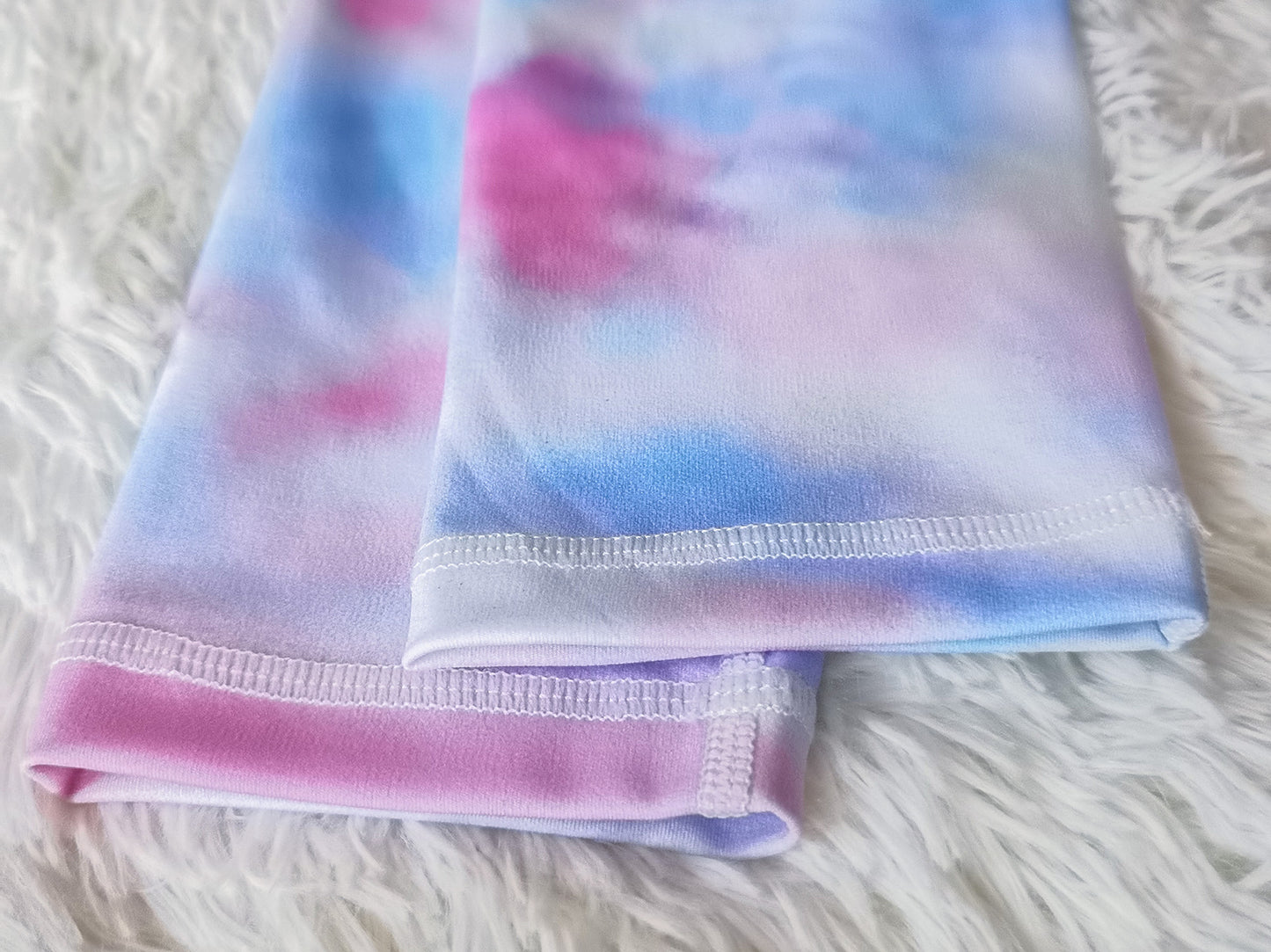 Women's Sports Tie Dye  Two Piece Outfits  Crop Tops And Shorts Set